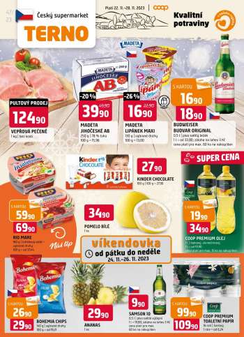 Leták coop TERNO - 22.11.2023 - 28.11.2023.