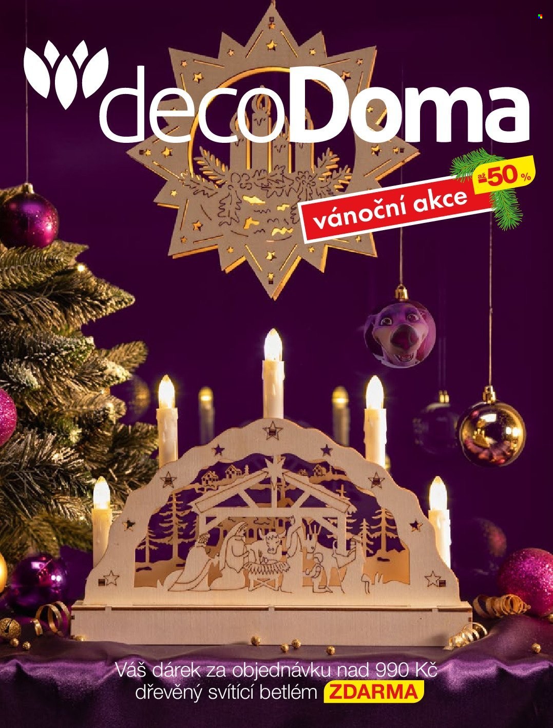 Leták decoDoma. Strana 1