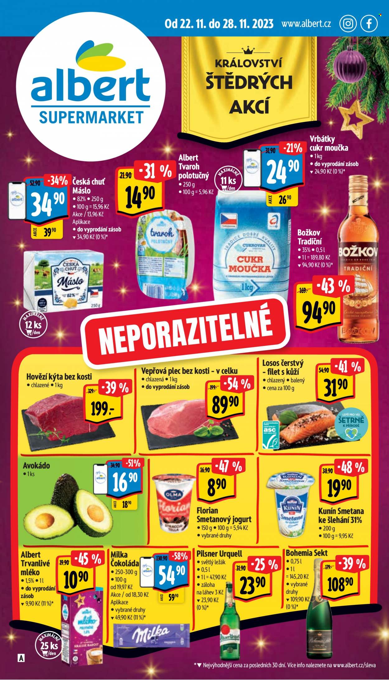 Leták Albert Supermarket - 22.11.2023 - 28.11.2023. Strana 1