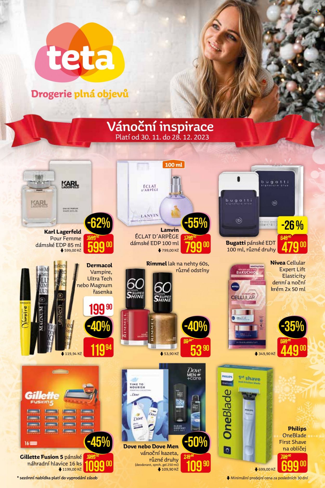 Leták Teta drogerie - 30.11.2023 - 28.12.2023. Strana 1