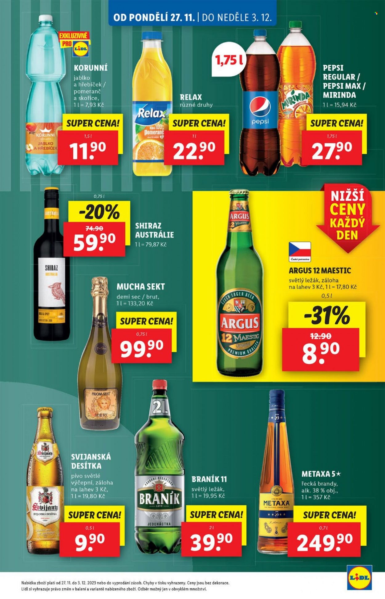 Leták Lidl - 27.11.2023 - 3.12.2023. Strana 21