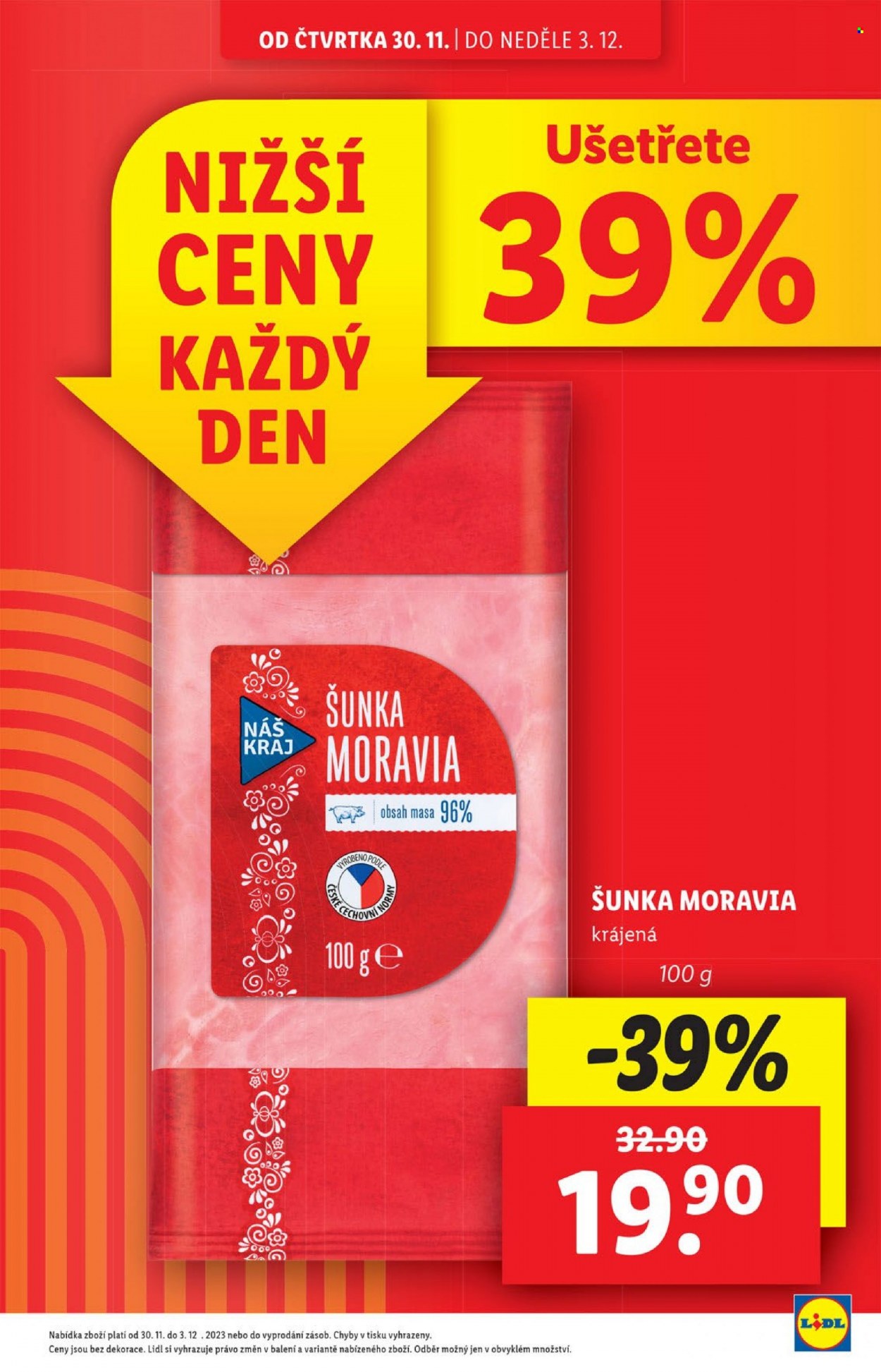 Leták Lidl - 30.11.2023 - 3.12.2023. Strana 3