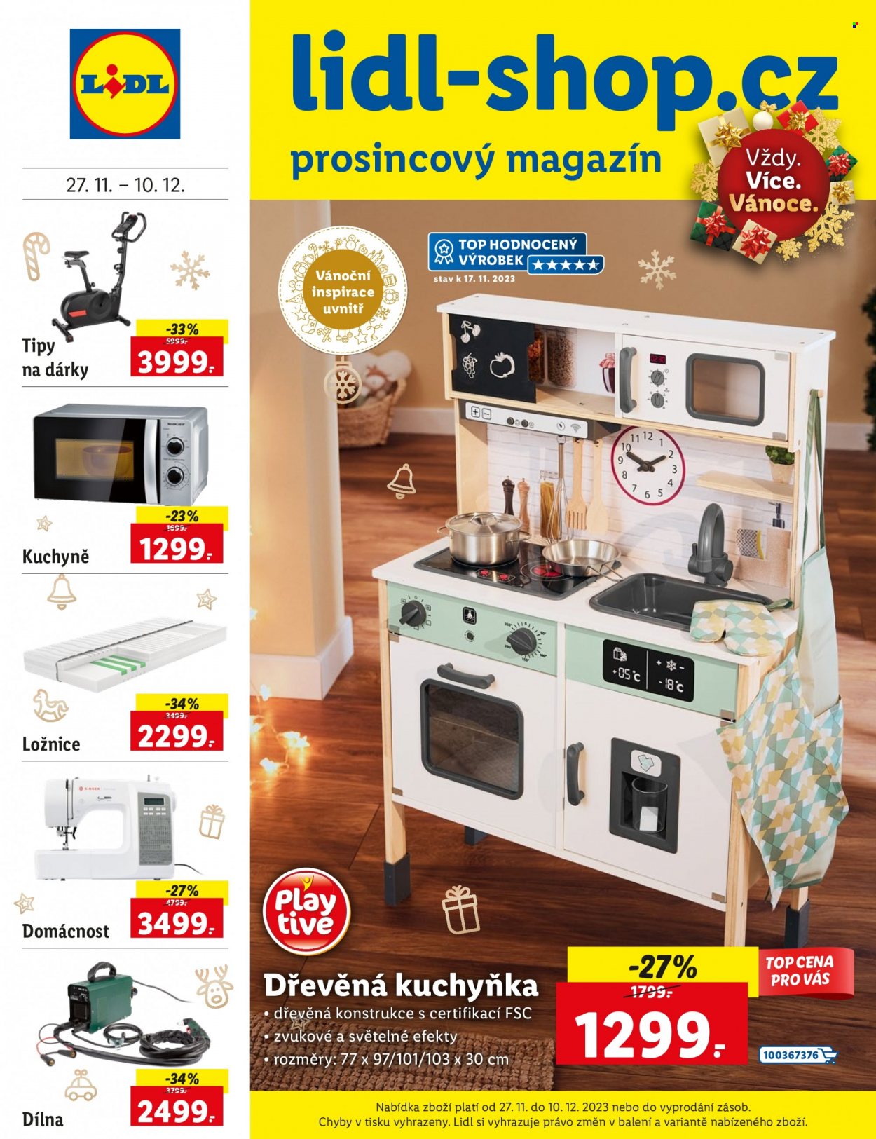 Leták Lidl - 27.11.2023 - 10.12.2023. Strana 1