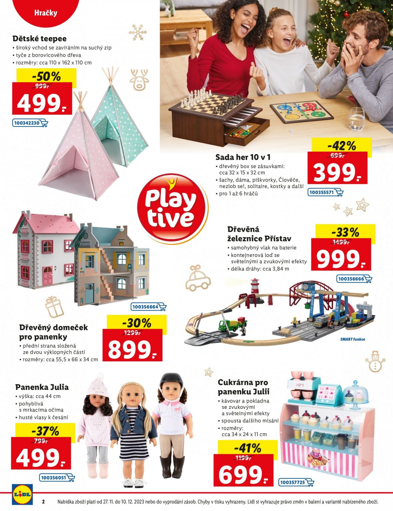 Leták Lidl - 27.11.2023 - 10.12.2023. Strana 2