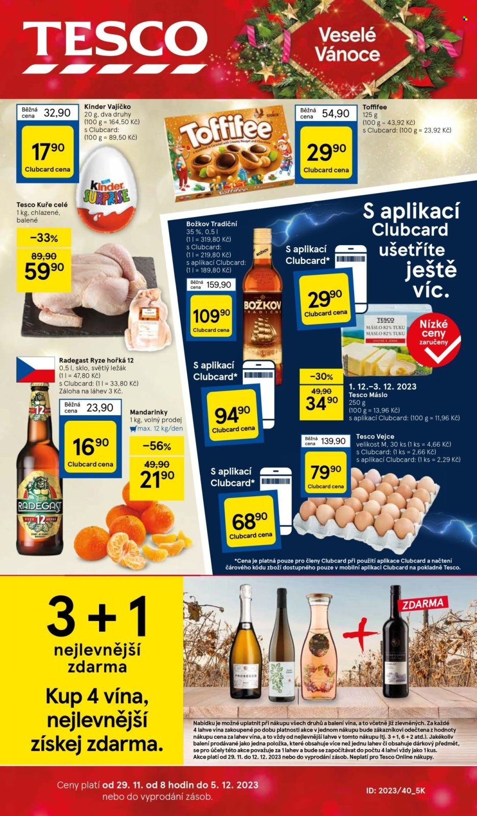 Leták TESCO - 29.11.2023 - 5.12.2023. Strana 1