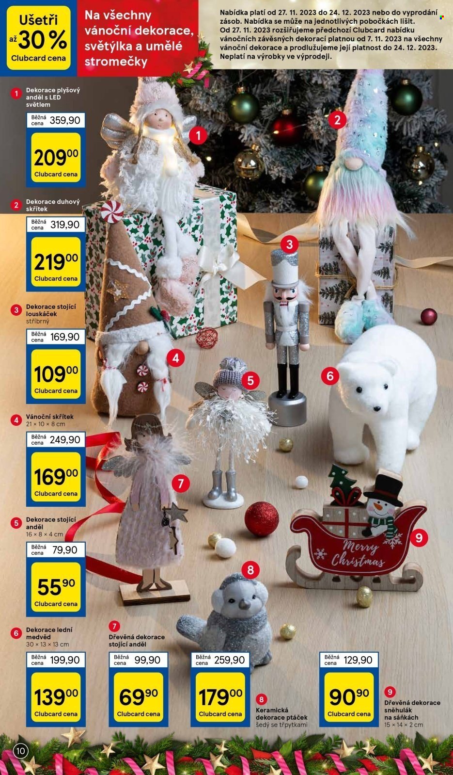Leták TESCO hypermarket - 27.11.2023 - 24.12.2023. Strana 10