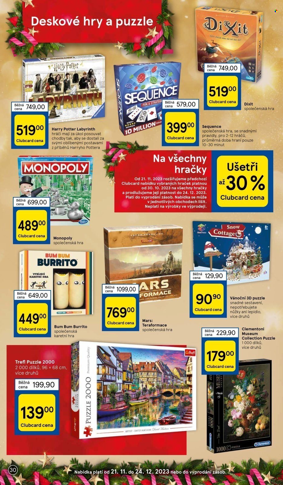 Leták TESCO hypermarket - 27.11.2023 - 24.12.2023. Strana 30