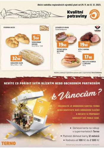Leták coop TERNO - 29.11.2023 - 12.12.2023.