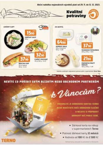 Leták coop TERNO - 29.11.2023 - 12.12.2023.
