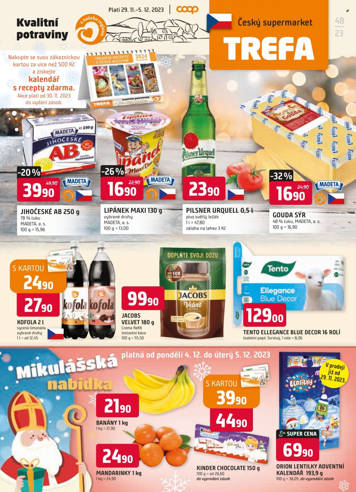 Leták TREFA coop - 29.11.2023 - 5.12.2023. Strana 1