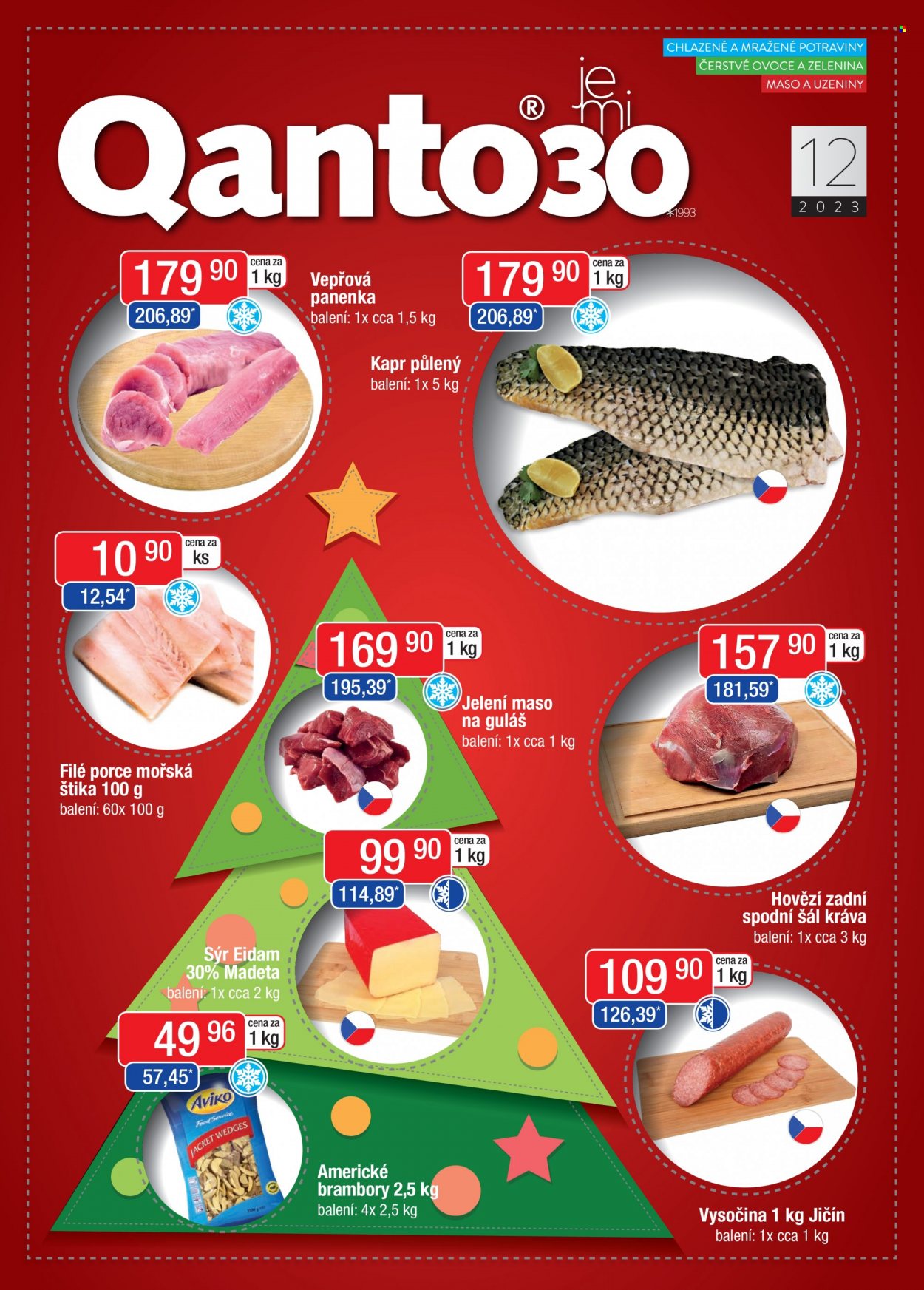 Leták Astur & Qanto velkoobchod - 1.12.2023 - 31.12.2023. Strana 1
