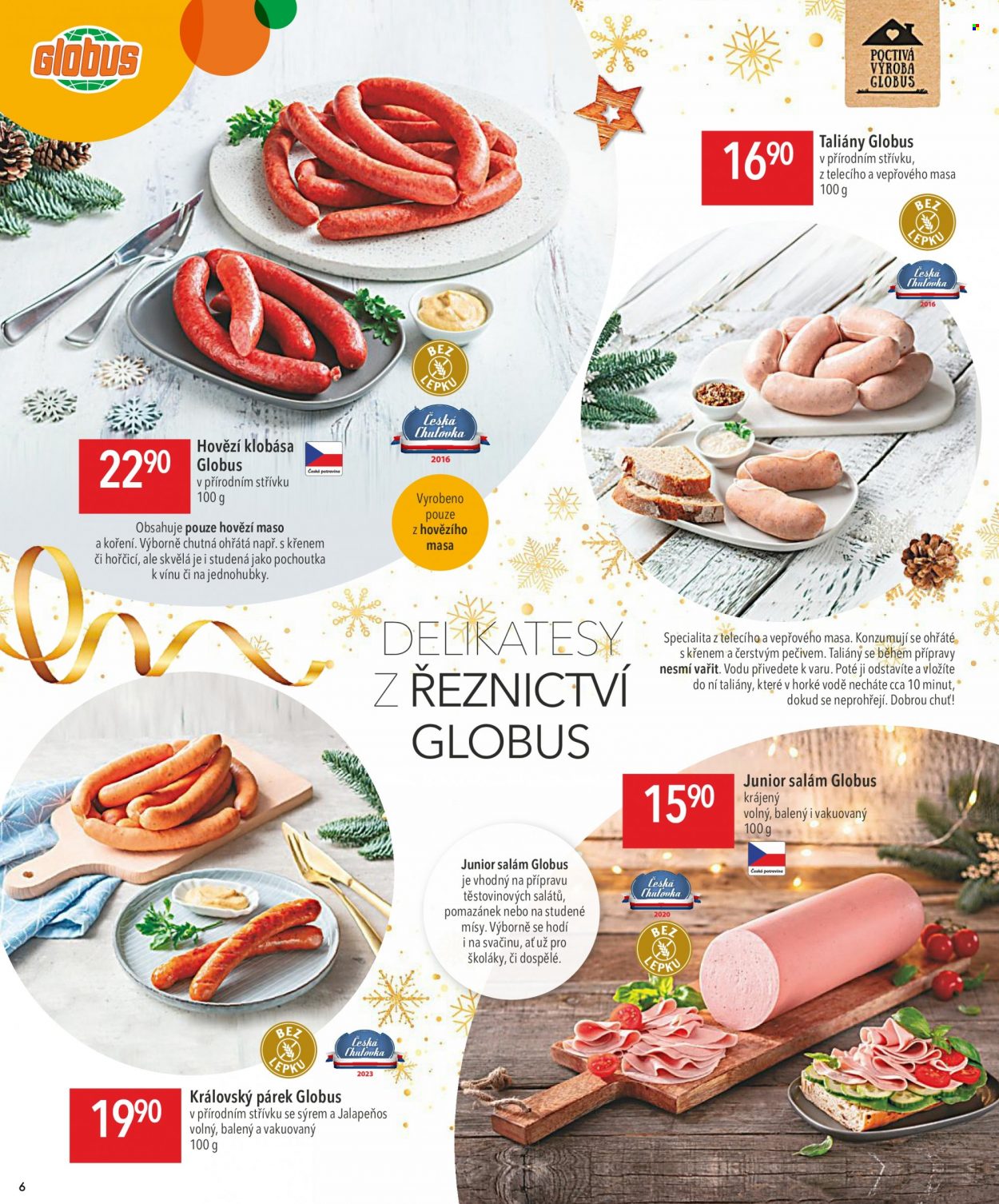 Leták Globus - 29.11.2023 - 31.12.2023. Strana 6