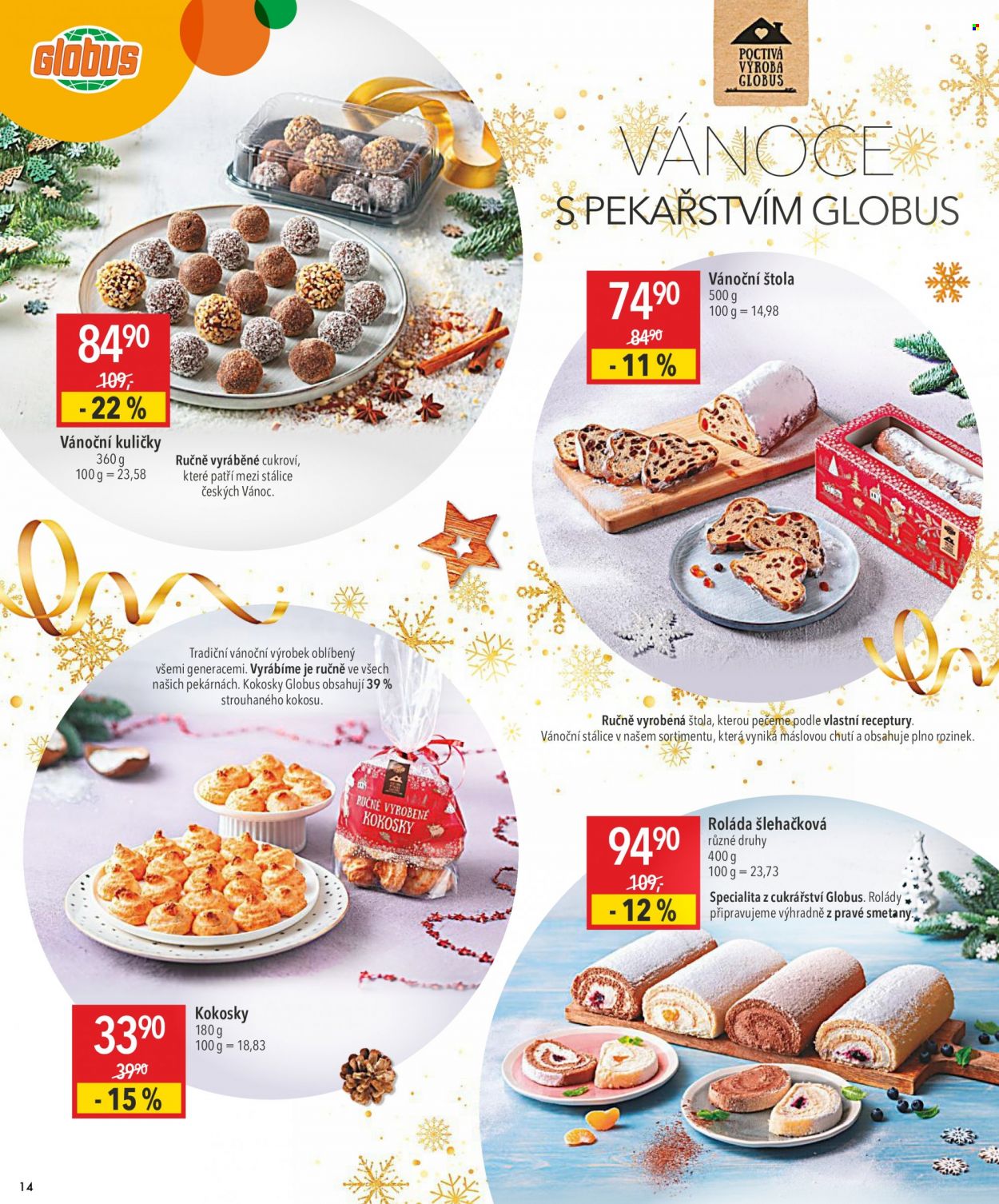 Leták Globus - 29.11.2023 - 31.12.2023. Strana 14