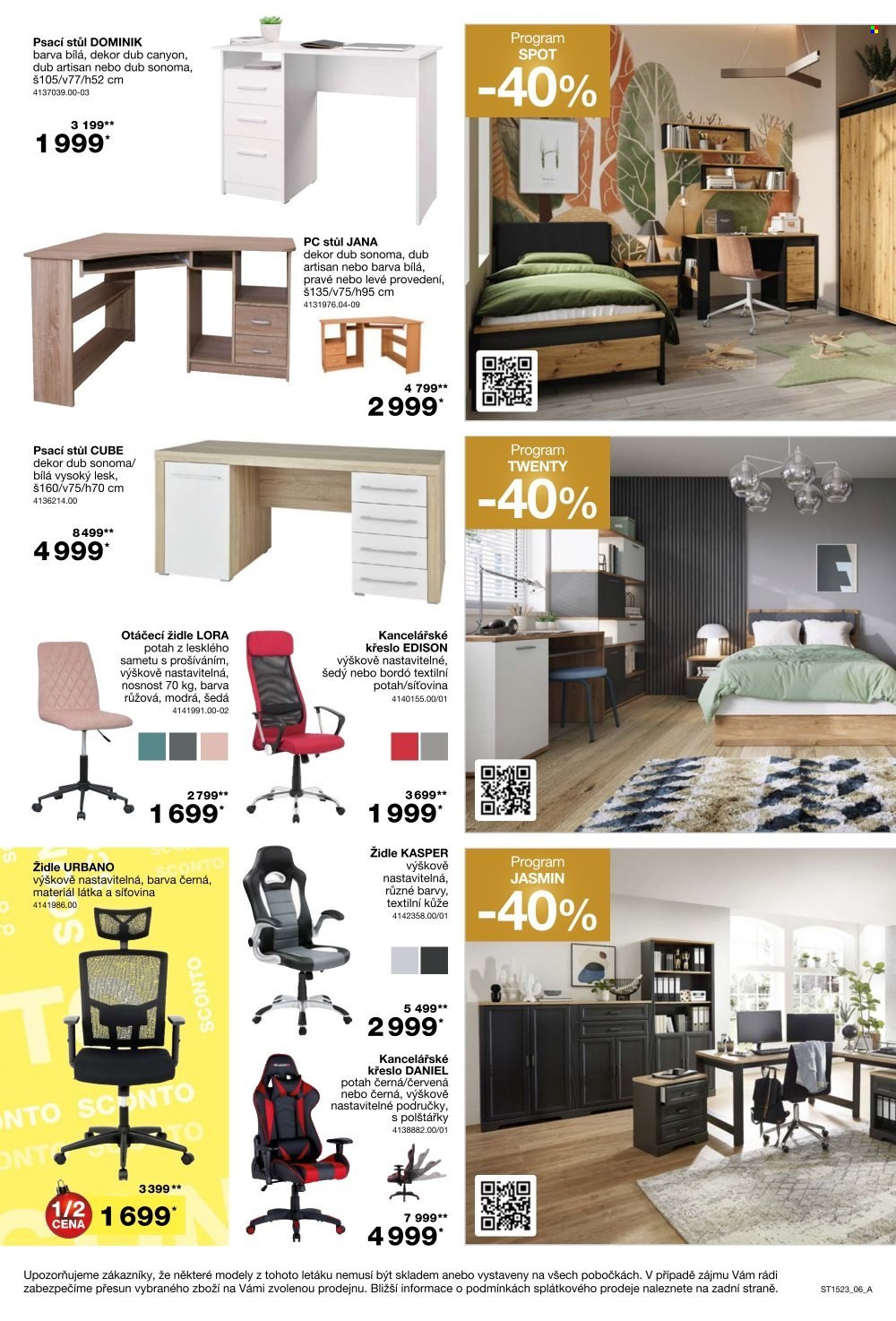 Leták SCONTO NÁBYTEK - 29.11.2023 - 27.12.2023. Strana 6