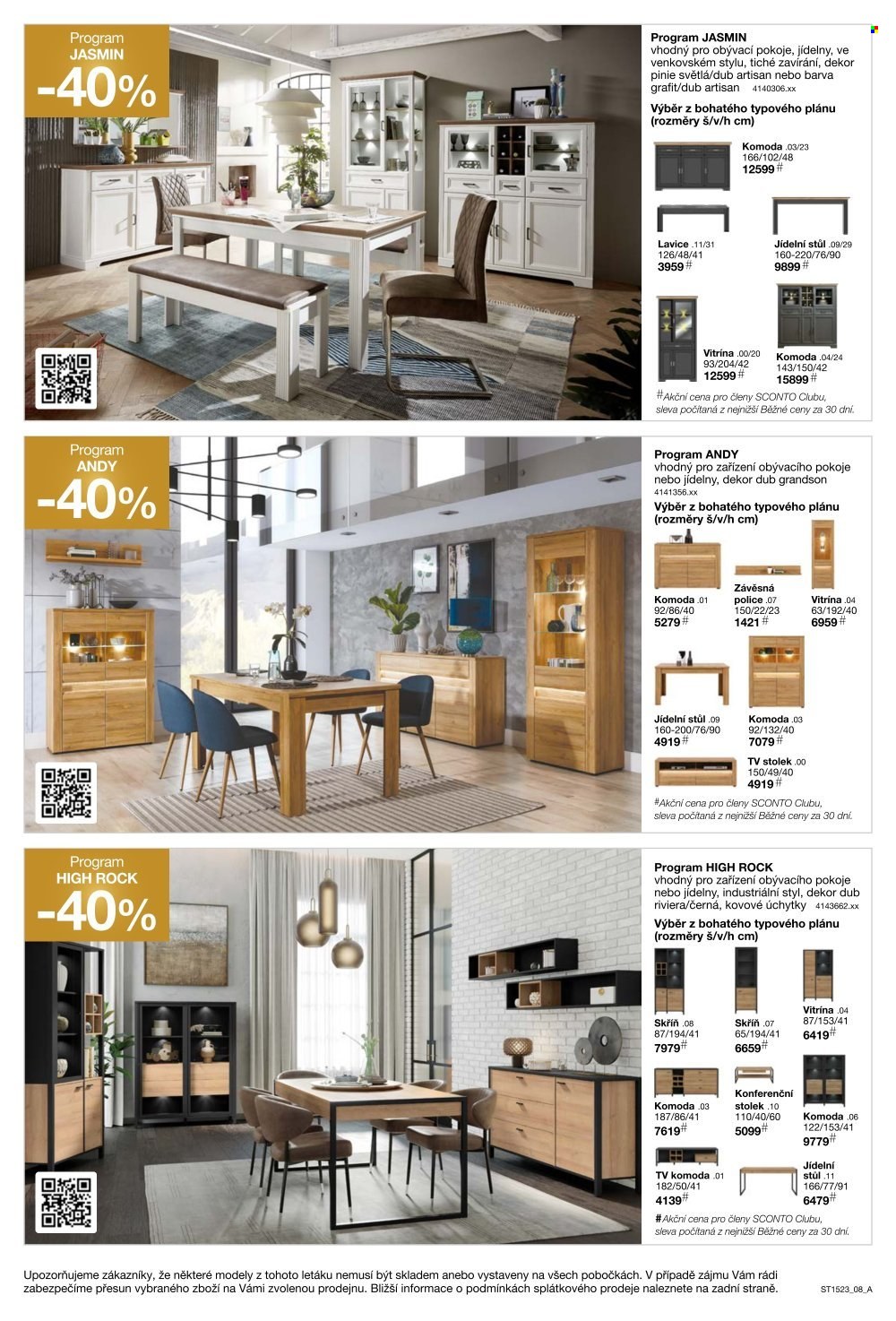 Leták SCONTO NÁBYTEK - 29.11.2023 - 27.12.2023. Strana 8
