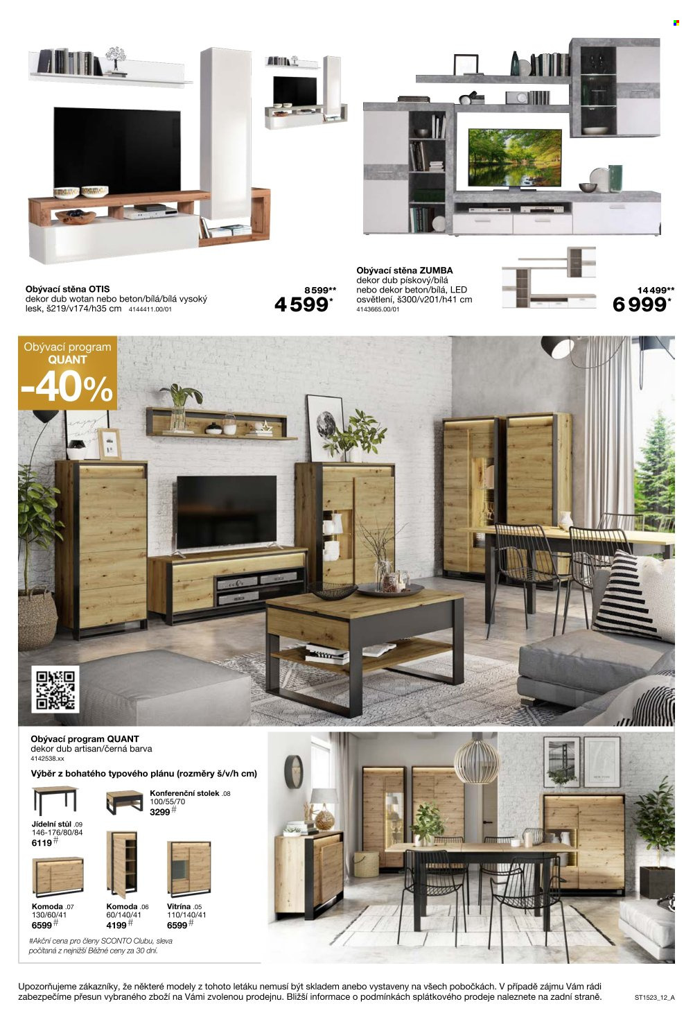 Leták SCONTO NÁBYTEK - 29.11.2023 - 27.12.2023. Strana 12