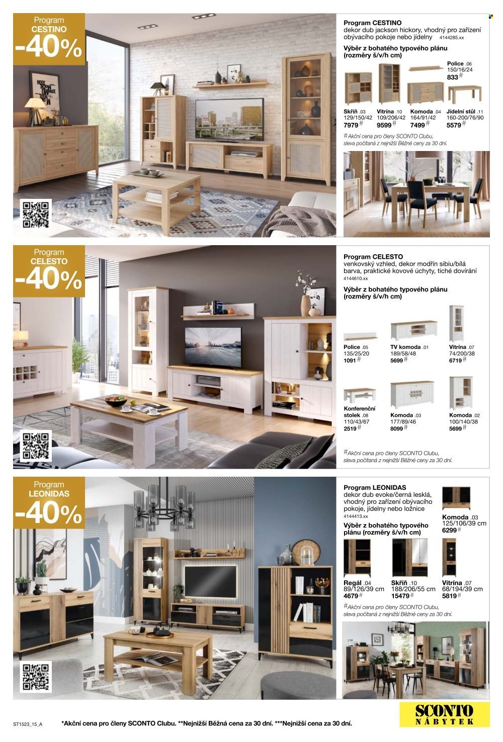 Leták SCONTO NÁBYTEK - 29.11.2023 - 27.12.2023. Strana 15