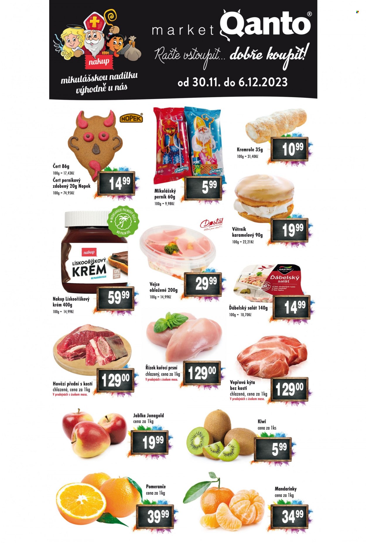 Leták Qanto market - 30.11.2023 - 6.12.2023. Strana 1
