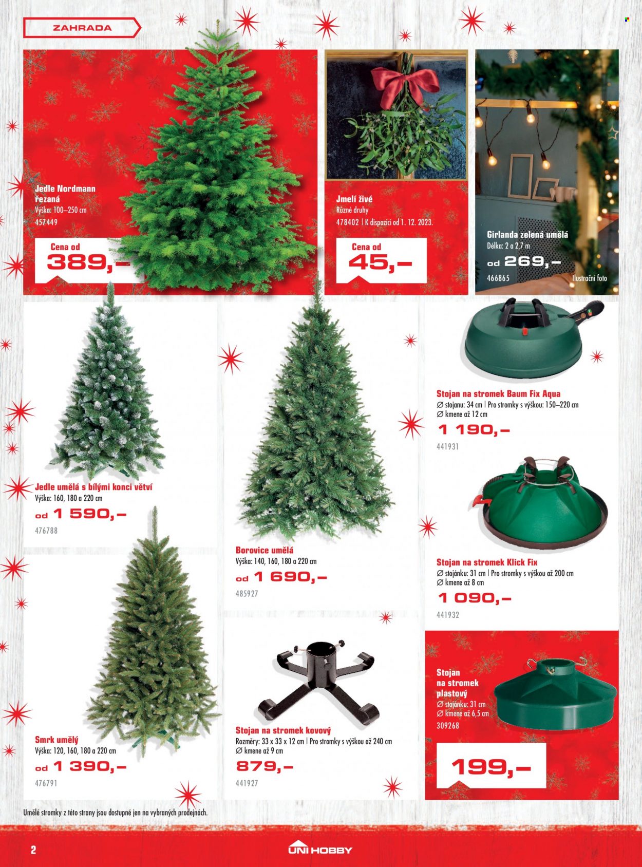 Leták UNI HOBBY - 30.11.2023 - 31.12.2023. Strana 2