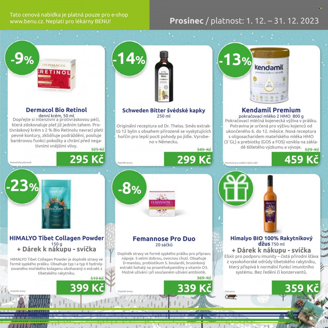 Leták BENU Lékárna - 1.12.2023 - 31.12.2023. Strana 3