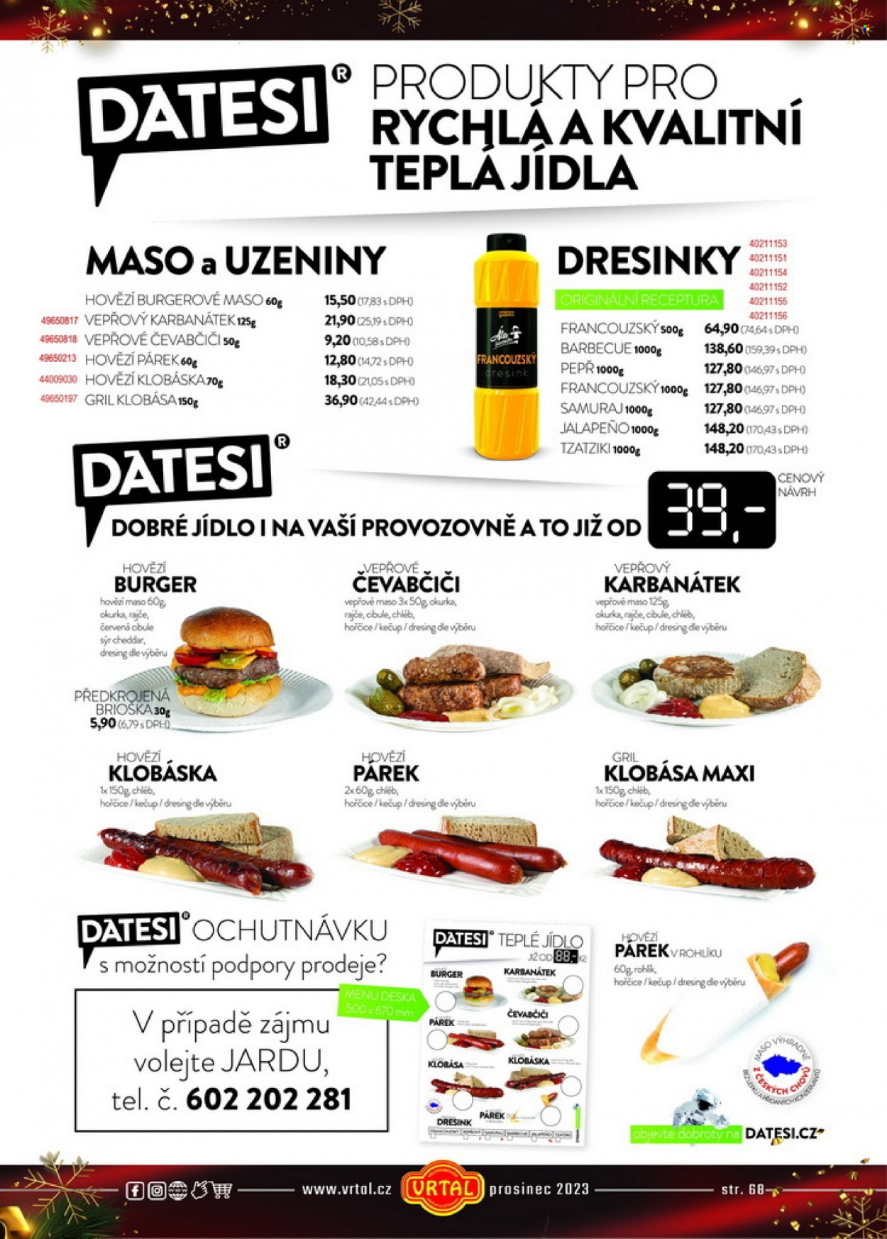 Leták Vrtal - 1.12.2023 - 31.12.2023. Strana 3