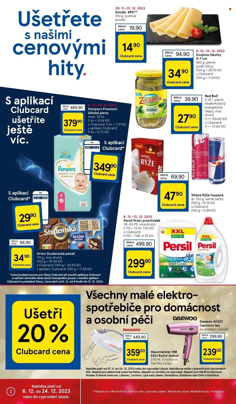 Leták TESCO - 6.12.2023 - 12.12.2023. Strana 2