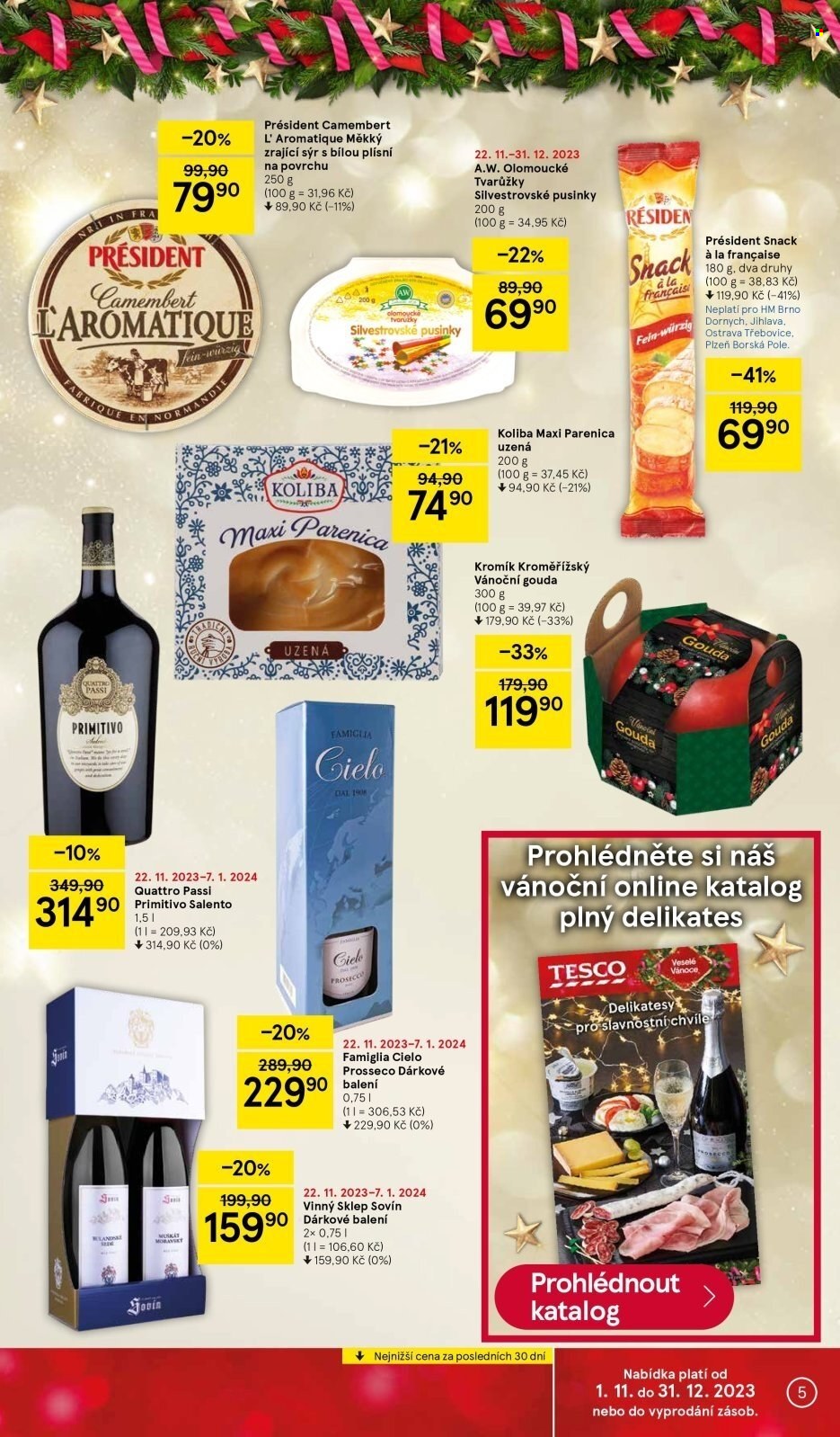 Leták TESCO - 6.12.2023 - 12.12.2023. Strana 5