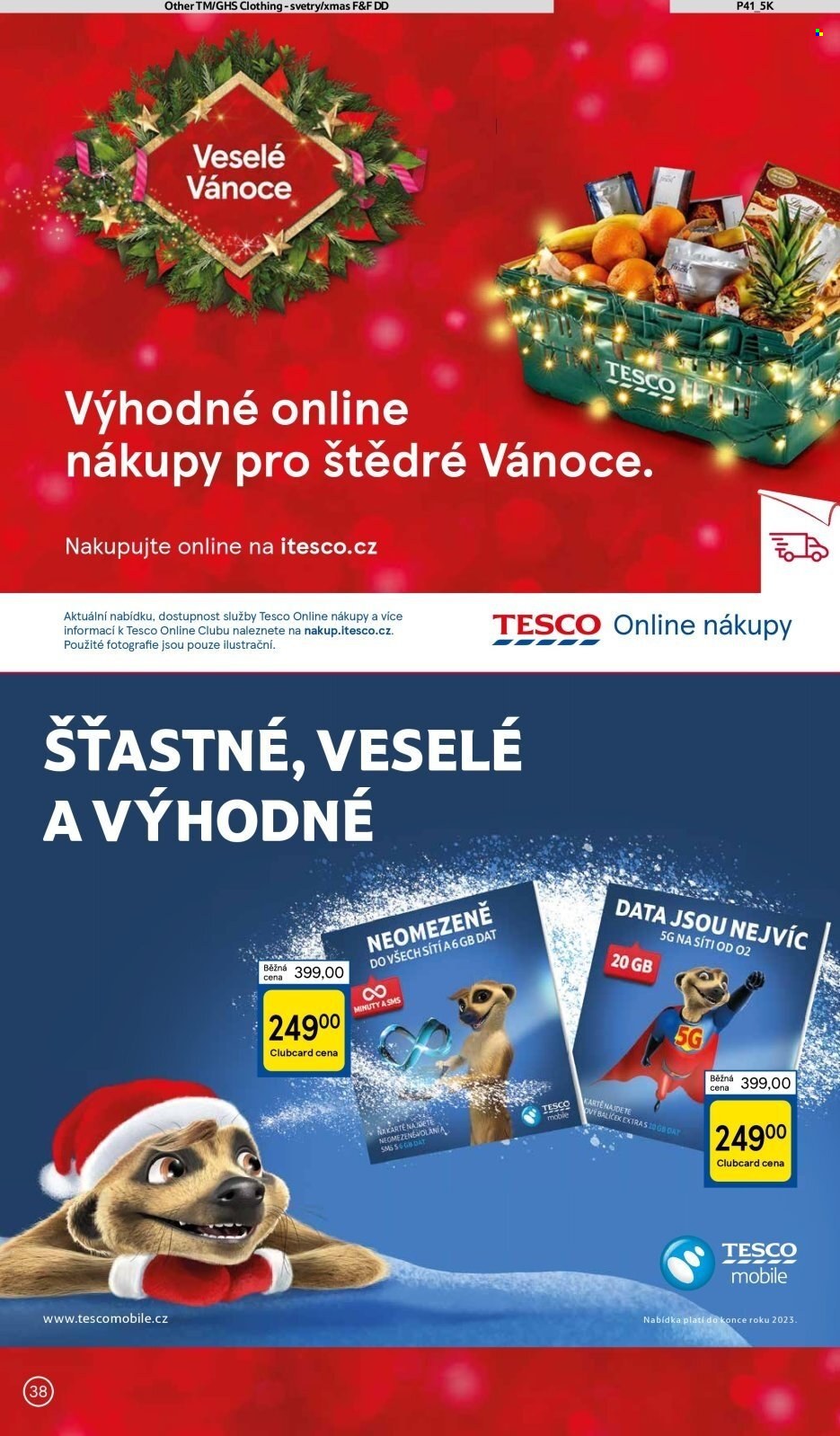Leták TESCO - 6.12.2023 - 12.12.2023. Strana 38