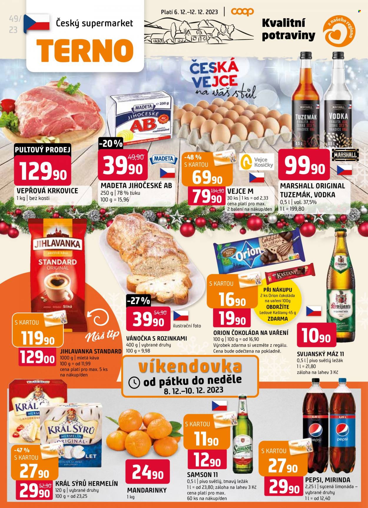 Leták coop TERNO - 6.12.2023 - 12.12.2023. Strana 1