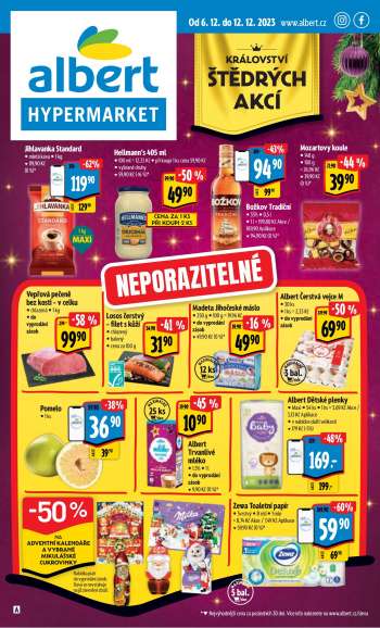 Leták Albert Hypermarket - 6.12.2023 - 12.12.2023.