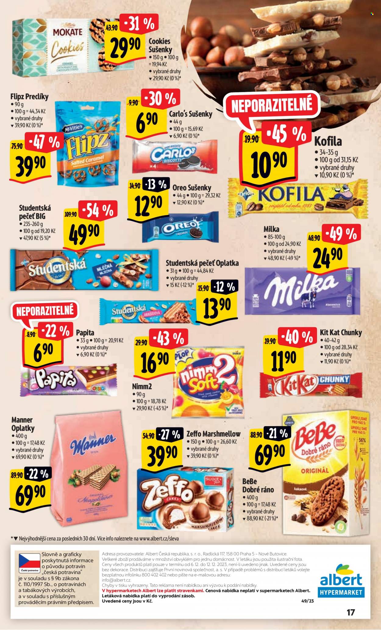 Leták Albert Hypermarket - 6.12.2023 - 12.12.2023. Strana 17