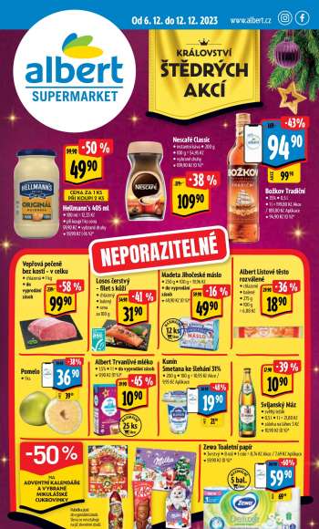 Leták Albert Supermarket - 6.12.2023 - 12.12.2023.
