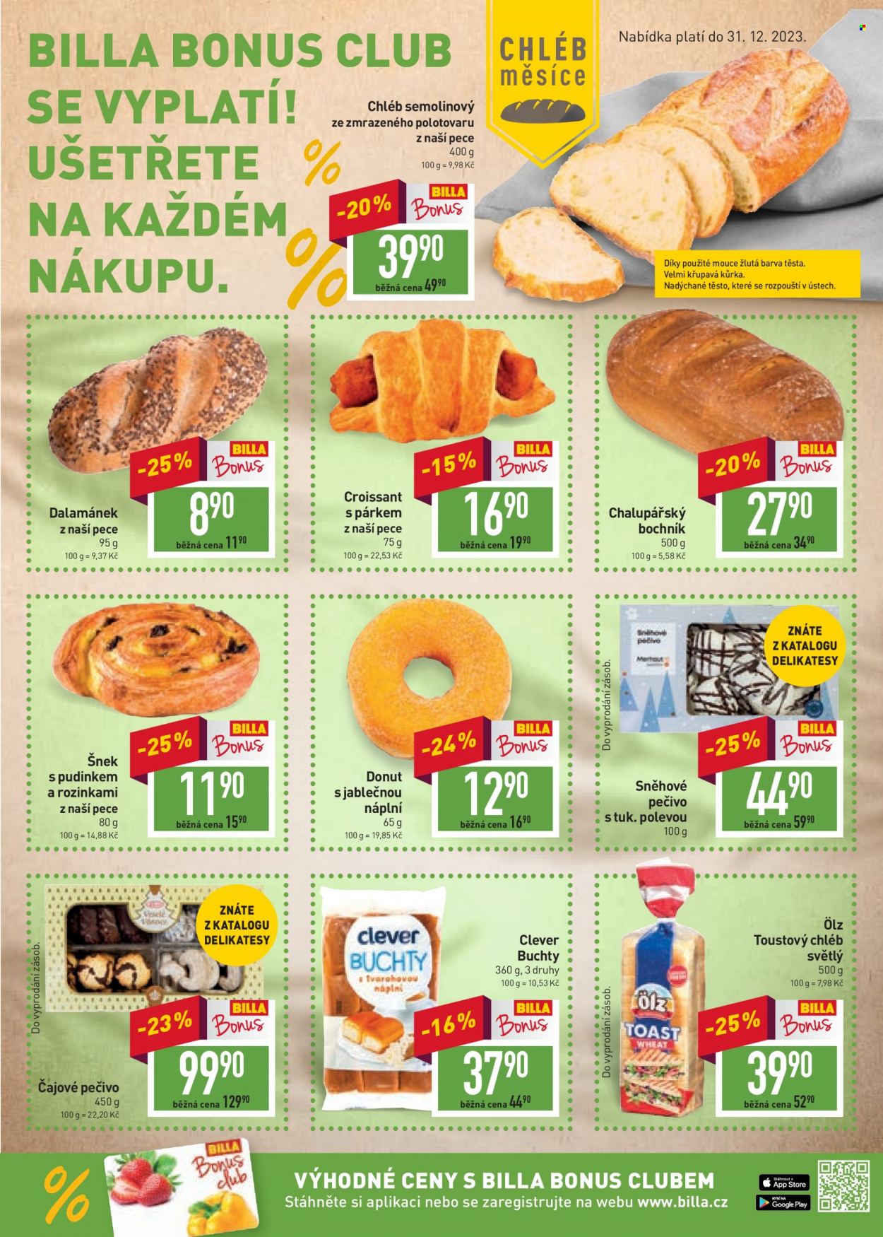 Leták BILLA - 6.12.2023 - 12.12.2023. Strana 3