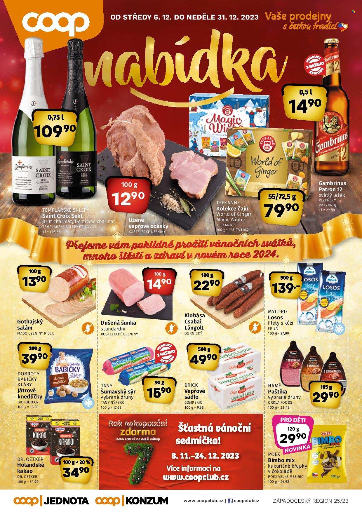 Leták coop JEDNOTA - 6.12.2023 - 31.12.2023. Strana 1