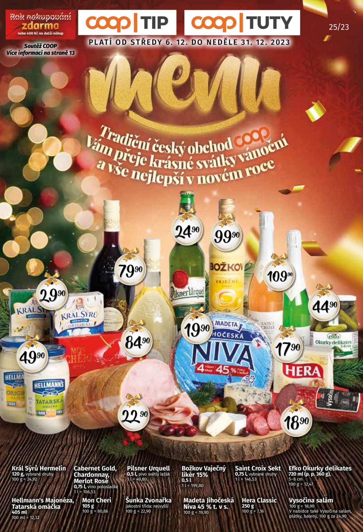 Leták coop TUTY - 6.12.2023 - 31.12.2023. Strana 1