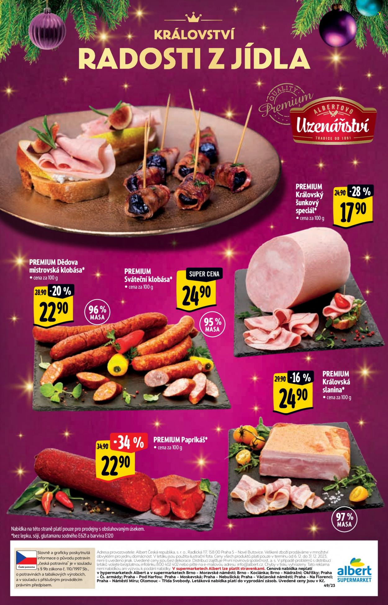 Leták Albert Supermarket - 6.12.2023 - 31.12.2023. Strana 15