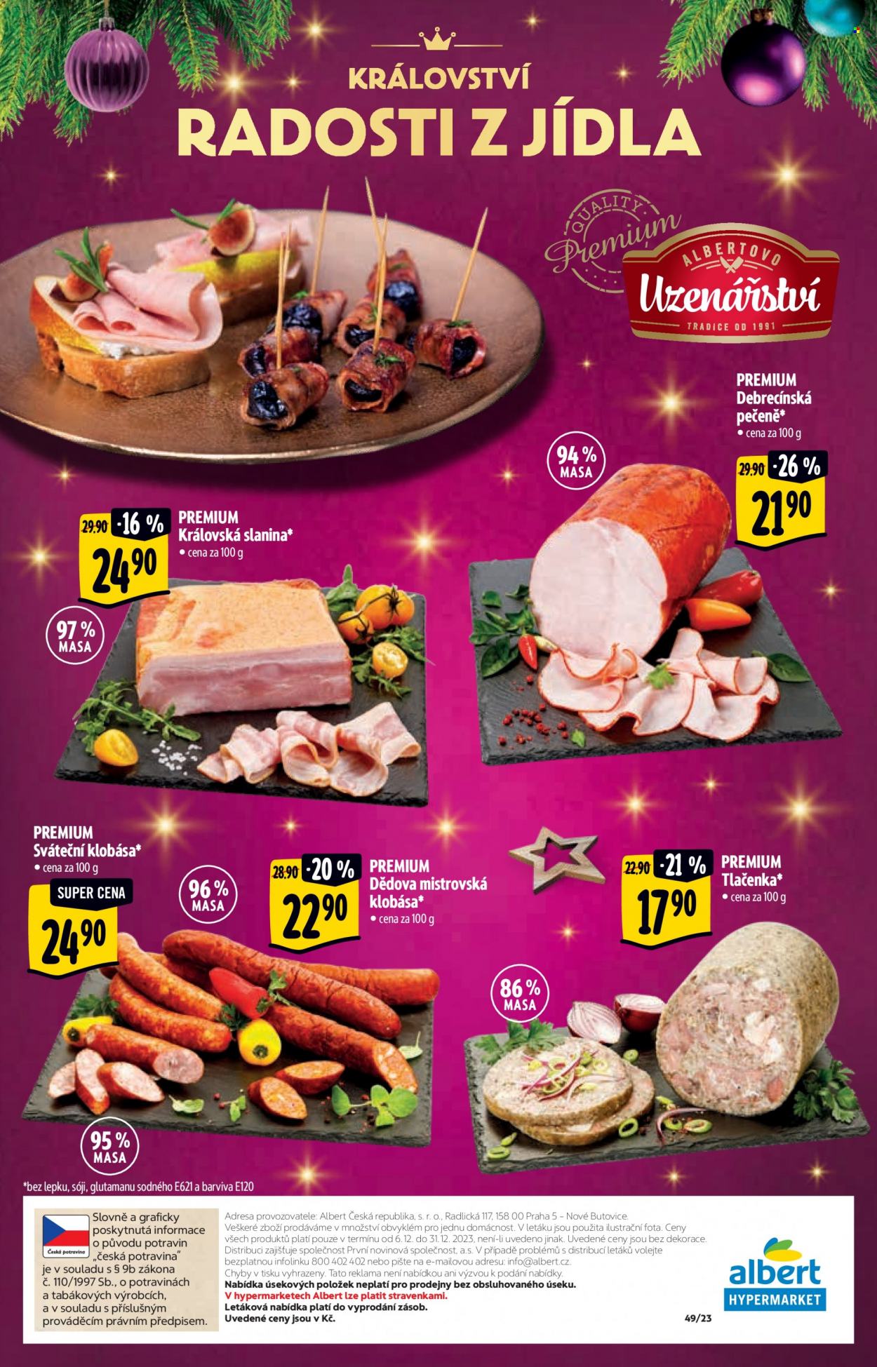 Leták Albert Hypermarket - 6.12.2023 - 31.12.2023. Strana 15