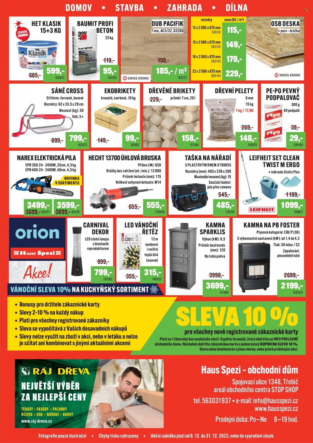 Leták Haus Spezi - 8.12.2023 - 31.12.2023. Strana 2
