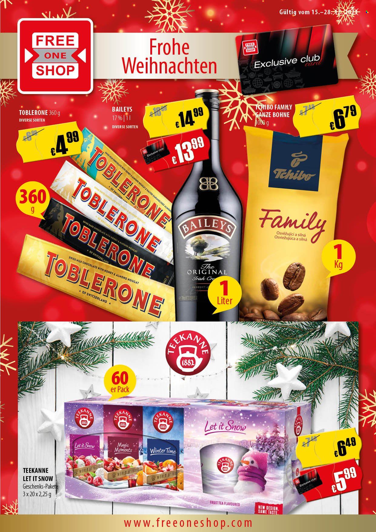 Leták FreeOneShop - 15.12.2023 - 28.12.2023. Strana 1