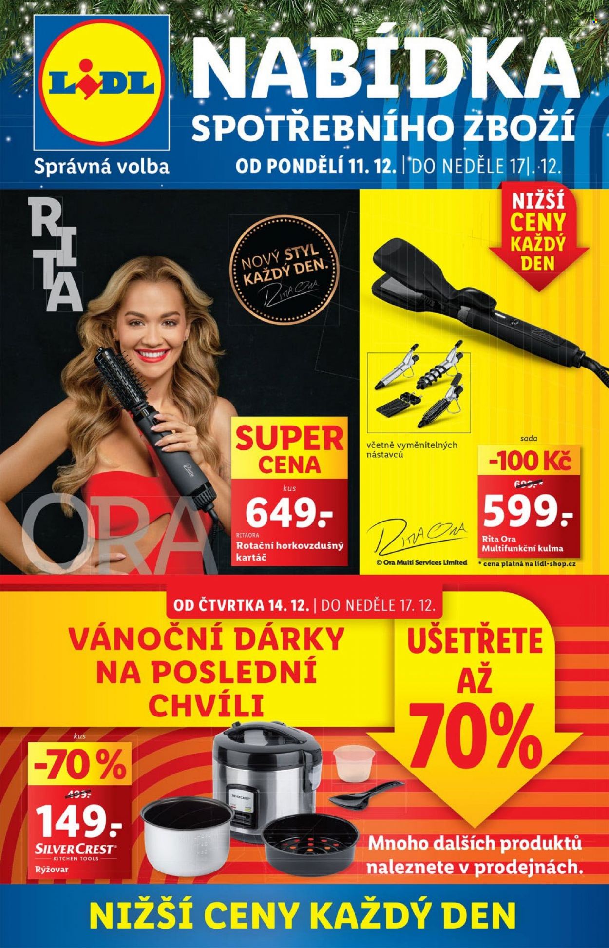 Leták Lidl - 11.12.2023 - 17.12.2023. Strana 1
