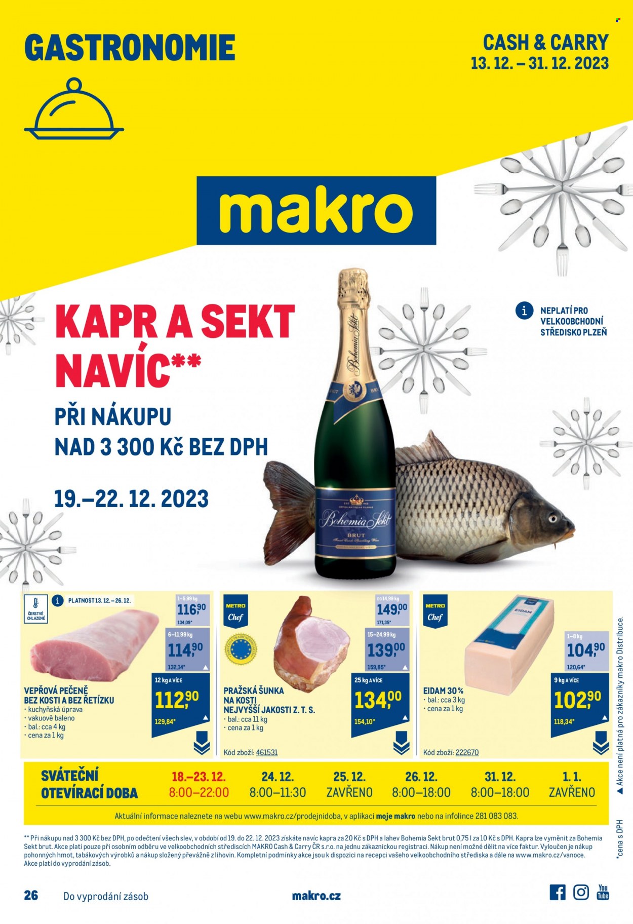 Leták MAKRO - 13.12.2023 - 31.12.2023. Strana 1