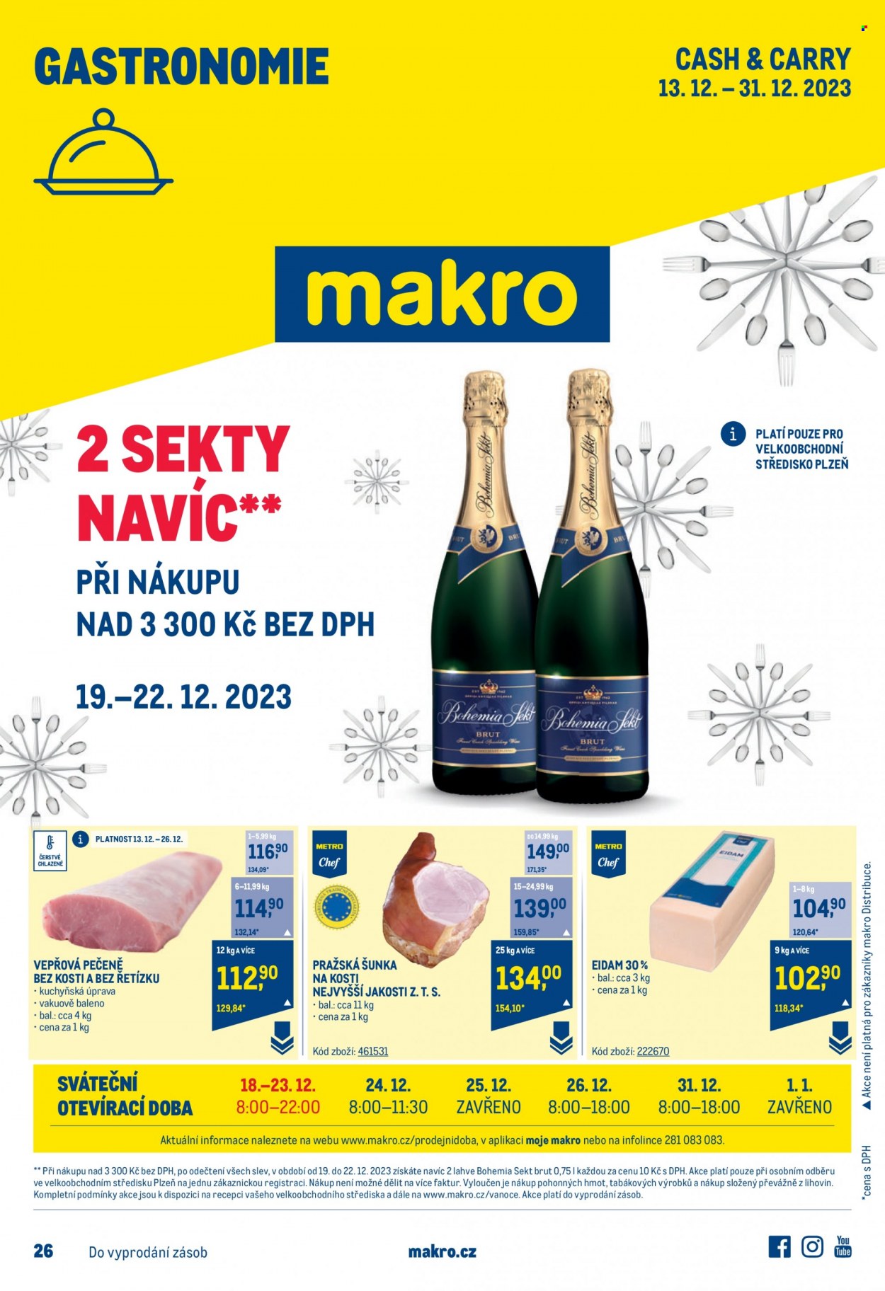 Leták MAKRO - 13.12.2023 - 31.12.2023. Strana 1