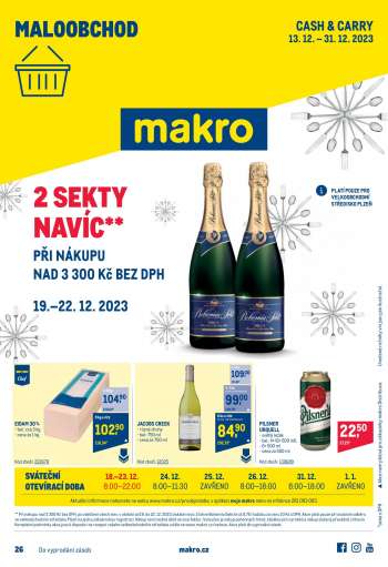 Leták MAKRO - 13.12.2023 - 31.12.2023.