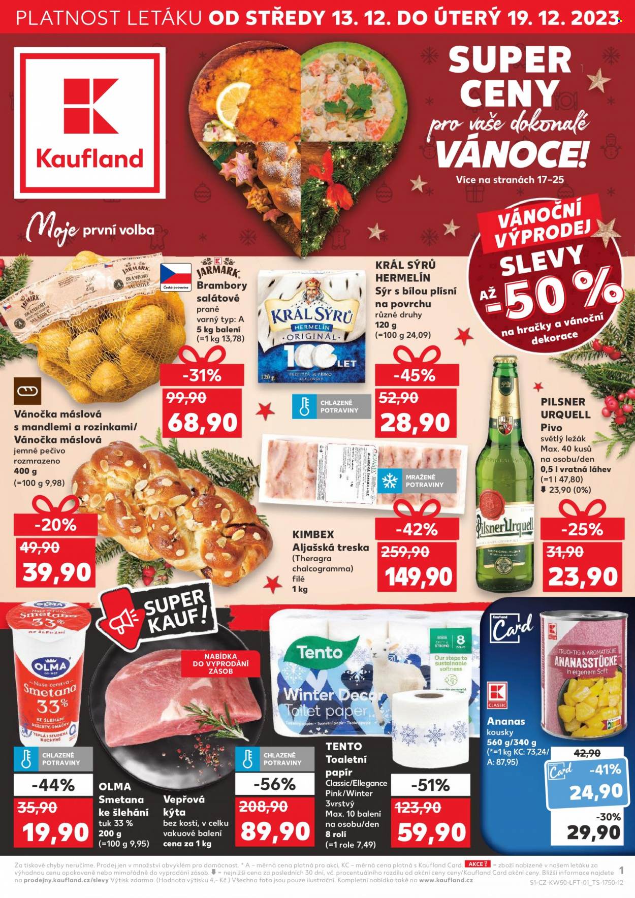 Leták Kaufland - 13.12.2023 - 19.12.2023. Strana 1