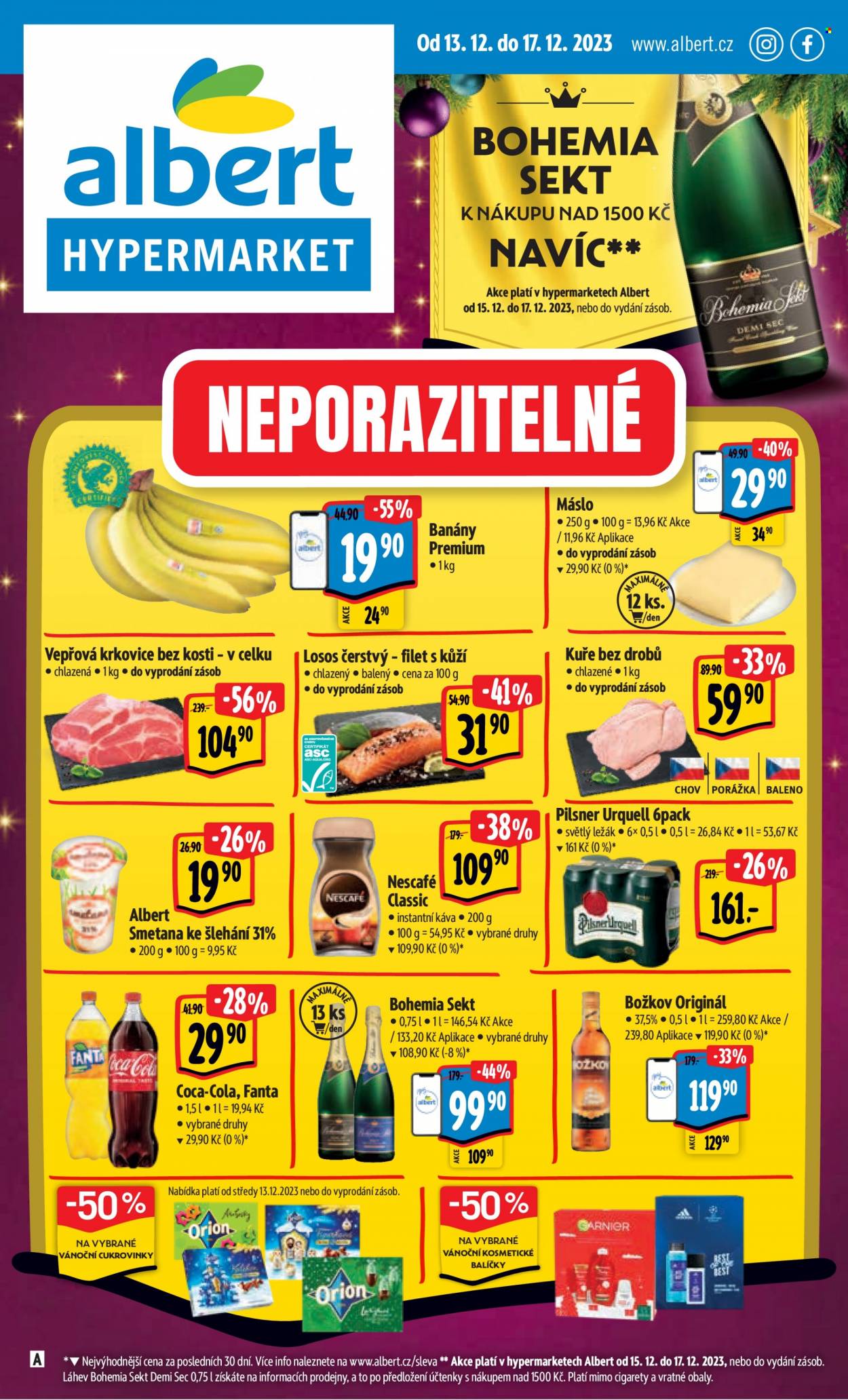 Leták Albert Hypermarket - 13.12.2023 - 17.12.2023. Strana 1