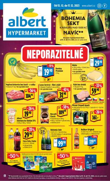 Leták Albert Hypermarket - 13.12.2023 - 17.12.2023.