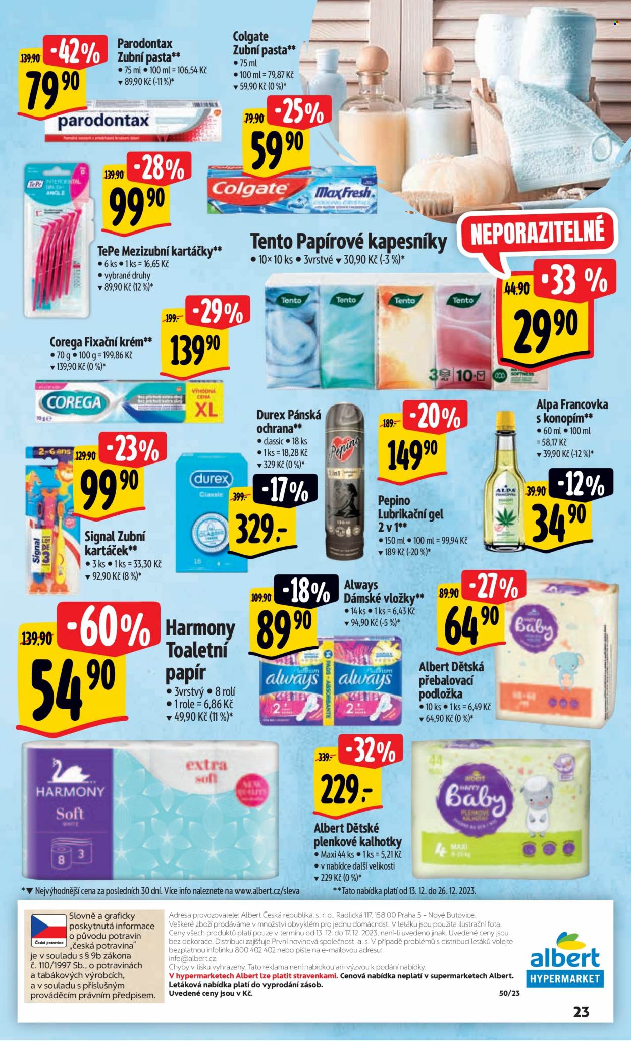 Leták Albert Hypermarket - 13.12.2023 - 17.12.2023. Strana 23