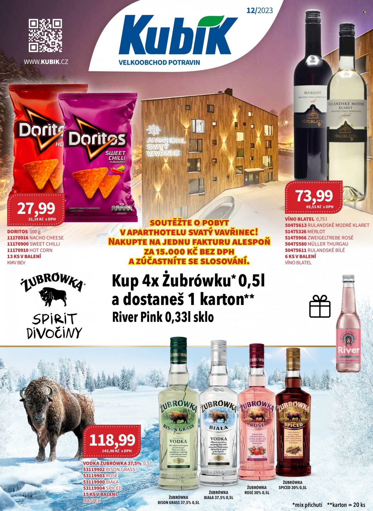 Leták Kubík - 1.12.2023 - 31.12.2023. Strana 1
