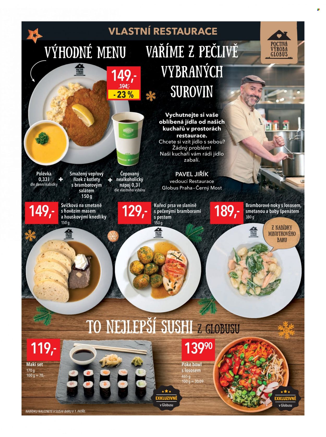 Leták Globus - 13.12.2023 - 24.12.2023. Strana 9