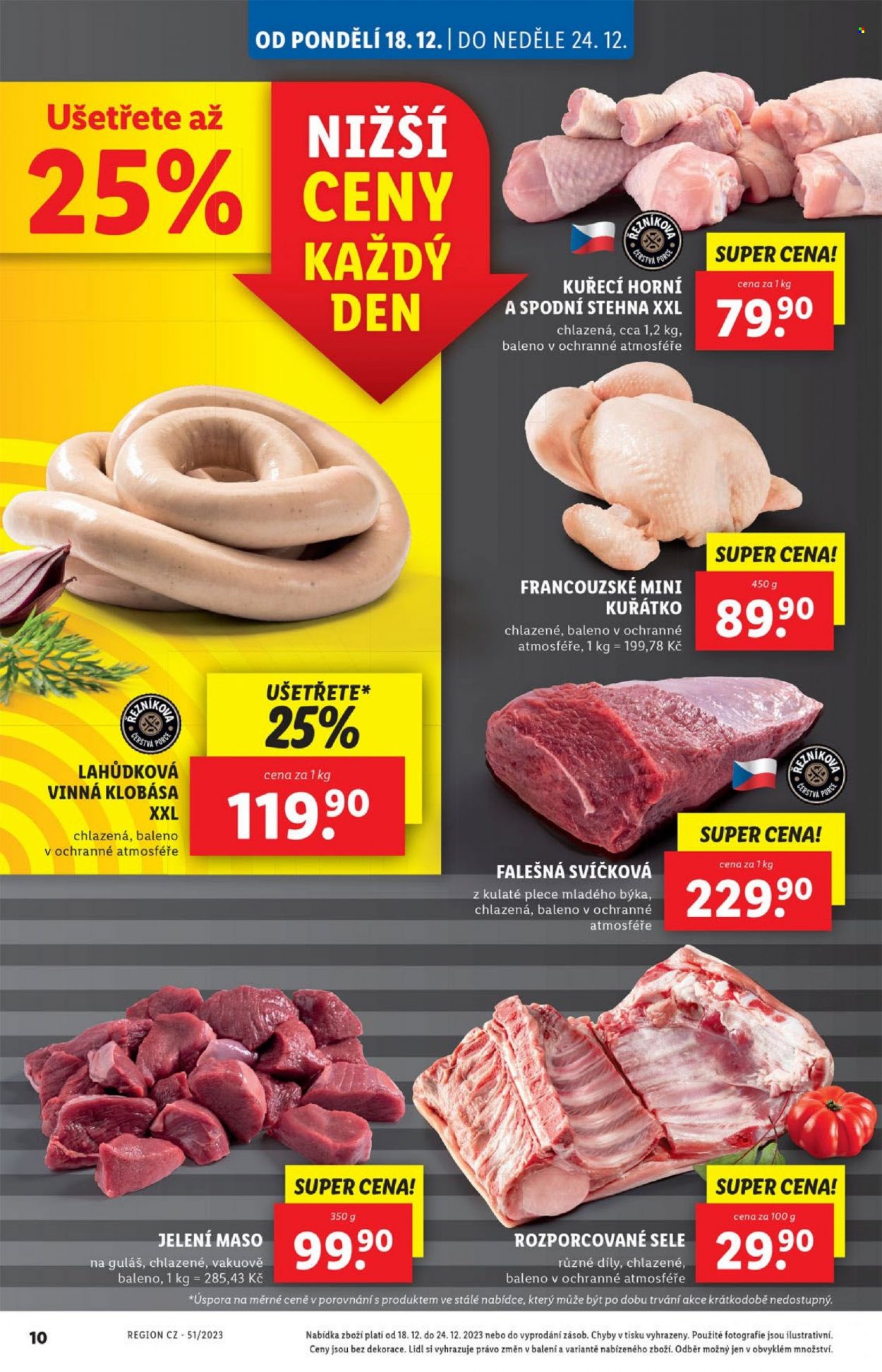 Leták Lidl - 18.12.2023 - 24.12.2023. Strana 10